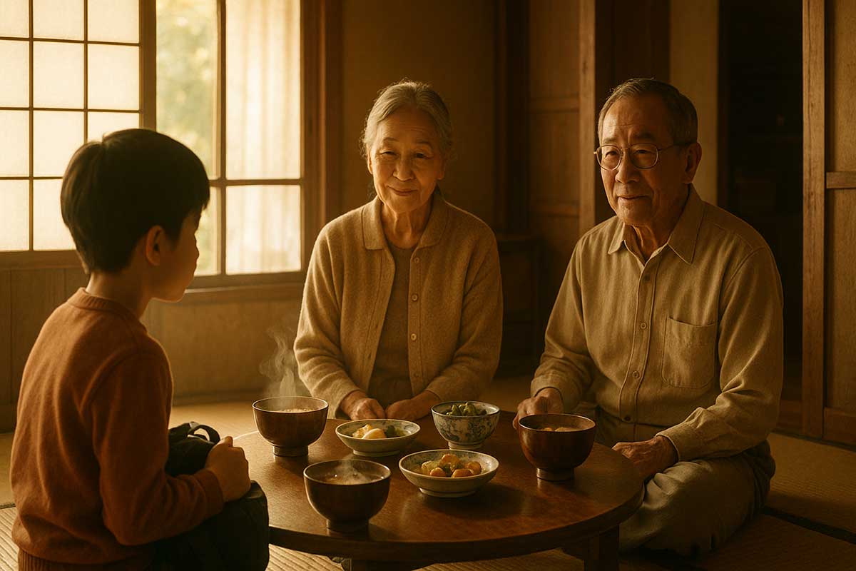 田舎の家の温もり