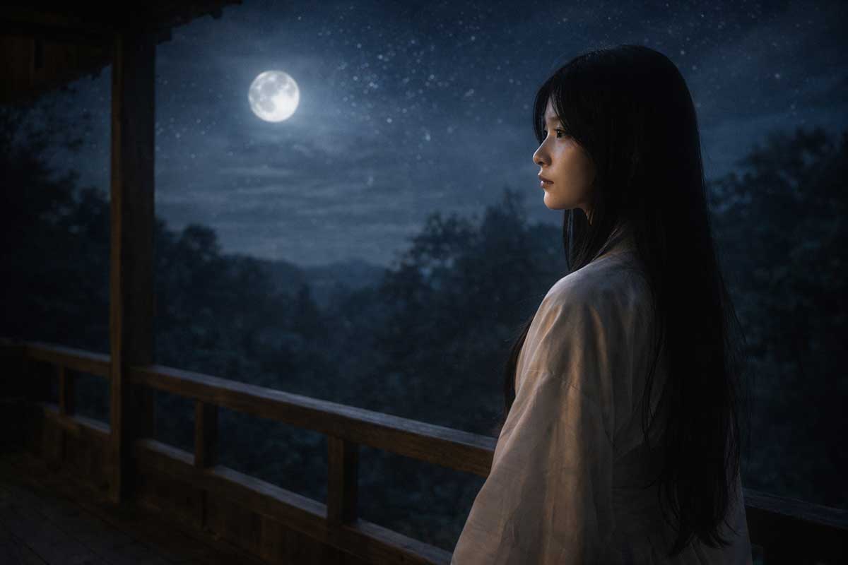 Kaguya-hime from the moon