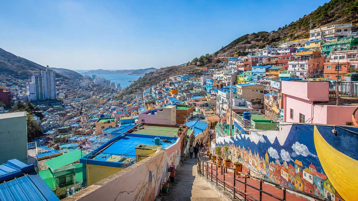 7.Vibrant-coastal-village-on-a-hillside