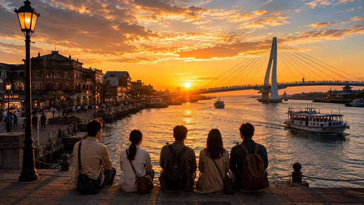 Golden-hour-at-the-waterfront