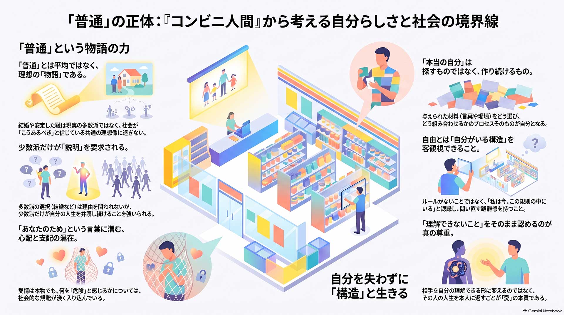 「普通」と個人の境界線 「普通」と個人の境界線