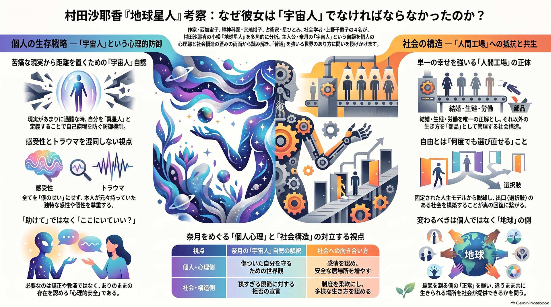 『地球星人』考察：心理と社会構造