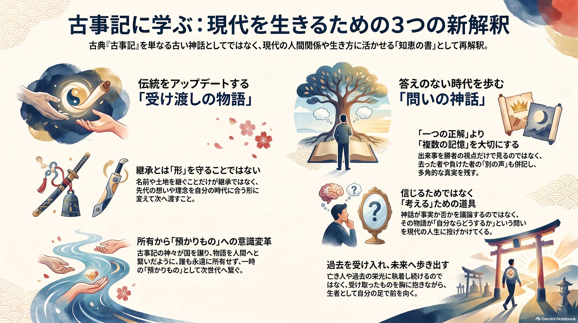 古事記に学ぶ3つの新解釈